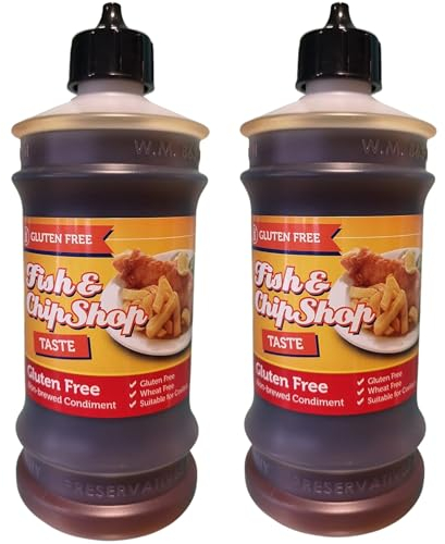 Traditional Chip Shop Taste Gluten Free Chippy Non-Brewed Condiment (Malt Vinegar Flavour) 315ml (2 Pack Bundle)