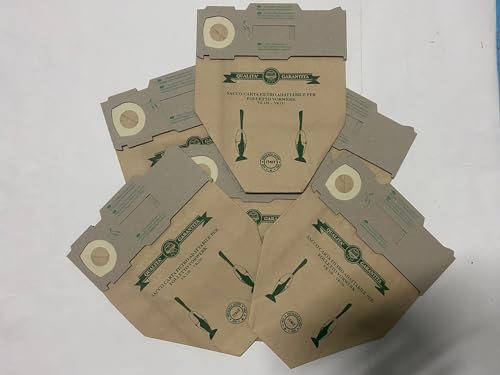 KOBOLD VORWERK FOLLETTO (6) sacchetti in carta filtrante per VK 130-131 qualità ITALIANA