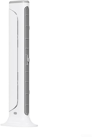 Hasaller Desk Fans Portable USB Bladeless Screen Hanging Fan 3Speed Bladeless Fans Cooler and Heater Bladeless Tower Fans Ceramic Heater with Remote Control Low Noise Air Circulator(White)