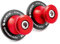 M6 Diabolos Ständeraufnahme Bobbins Montageständer Schwingen für Mortorrad Zubehör für MT 09 10 25 R7 R6 R9 FZ1 FZ6 FZ8 TRACER 7 9 GT XSR900 Tenere 700 Benelli TRK 502 702 X Aprilia RS660 RSV4 (Rot)