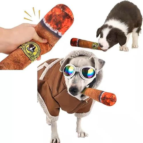 Risipu Giocattolo per cani, sigaretta, giocattolo per cani, giocattolo per animali domestici, accessori molari, giocattolo per cani che scricchiolano