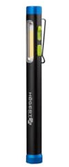 Högert Technik Stiftleuchte UV-Taschenlampe 300 lm, 4 Lichtmodi, COB+SMD-LED, UV-Licht, Magnetbefestigung, dimmbar, 50 m Strahllänge, USB-C-Ladung, Aluminiumgehäuse