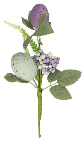 Ideen mit Herz | Rami di Pasqua decorativi con uova e bacche | decorazione pasquale | colori pastello | 2 pezzi (uova e bacche 2)