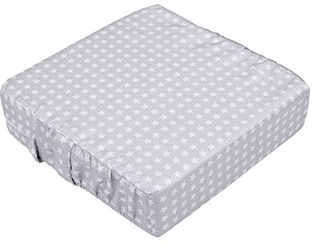 FRCOLOR Sitzerhöhungskissen Für Esszimmerstühle Outdoor-sitzpolster Sitzerhöhung Für Esstisch Tragbarer Hochstuhlsitz Sitzpolster Für Esszimmerstühle Hochstühle Für Kleinkinder Grey