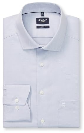 OLYMP Herren Businesshemd Regulär 135674 | Hemd, Manschette, Modern Fit, 100%Baumwolle