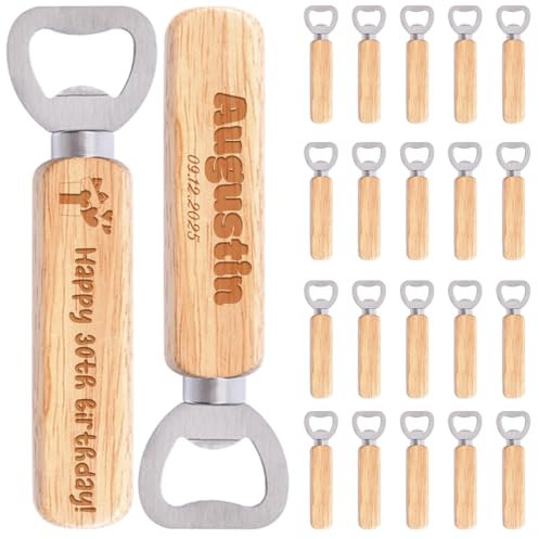Apribottiglie Classico Classic e di alta qualità, personalizzabile in legno, con bifaccial incisione, apribottiglie con nome, personalizzabile! Scegli la tua frase e rendilo unico