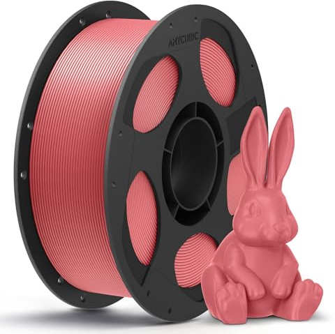 ANYCUBIC PLA+ Filament 1.75mm, PLA Plus, Hohe Zähigkeit, 1KG Rosa | Hohe Schlagfestigkeit, Für den Druck funktionaler Bauteile, Einfach zu drucken, Maßgenauigkeit +/-0,02mm