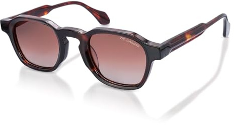 TruClothing Sunglasses Geometric Frame Square Polarized UV Protection Unisex Eyewear - Red