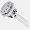 AANNAA Descarga de Inodoro Universal con Doble pulsador, Forma de Media Luna con 2 Varillas, Compatible con cisternas de 38/48/58 mm, 1 Unidad(58mm)