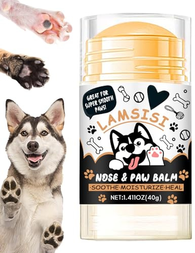 Shaersu Pfotenbalsam Leckbar Für Hunde - Pflegecreme Für Pfoten & Nasen - Natürliche Pflege Für Wanderungen Winter Zuhause