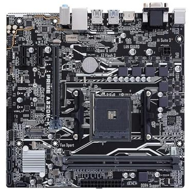 Carte mère Prime A320M-K Carte mère Socket AM4 DDR4 USB3.0 SATA3 HDMI VGA 32GB A320 M.2 Ordinateur de Bureau