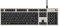 Logitech G413 Mechanische Gaming-Tastatur, Taktile Romer-G Switches, Gebürstetes Aluminiumgehäuse, Programmierbare F-Tasten, USB-Durchschleife, UK QWERTY-Layout - Silber/Schwarz