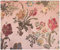 Tessuto Arredo Raso Damascato San Leucio Floreale Grande Rosa Cipria 50x290cm