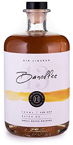 Banoffee Handmade Gin Liqueur 70cl - Premium Craft Gin - 20% ABV