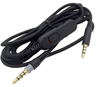 Jerilla Ersatz Kabel für HyperX Cloud Mix/HyperX Cloud Alpha/G633/G933/PS4/Xbox One/Switch - mit/Stumm Funktion Fernbedienung Schnur