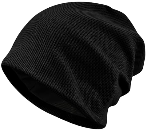 CLAPE Sommer Slouch Beanie Mütze Herren Damen Long Beanie Dünn Weich Leicht Jersey Mütze