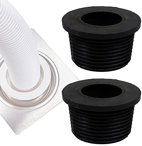 Manguito de Goma, 2 Pcs Manguito de Goma para Sifón, Anillo de Desodorante Tapón de Sellado de Lavadora Anillo de Sellado de Tubo de Desagüe para Baño Cocina Herramientas de Limpieza