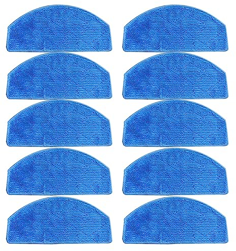 Donkivvy Lot de 10 serpillères lavables pour aspirateur robot Tikom G8000 Pro/HONITURE G20