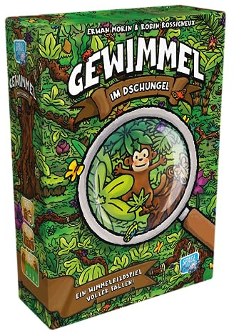 Asmodee, Gewimmel im Dschungel, Kinderspiel, Kartenpiel, 2-4 Spieler, Ab 6+ Jahren, 20 Minuten, Deutsch