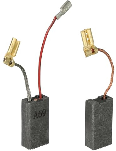 vhbw 2x Kohlebürste 23 x 12,3 x 6,2 mm kompatibel mit Bosch 3611B64040, 3611B64031, 3611B64030, 3 611 B64 001 Elektrowerkzeug, Bohrhammer
