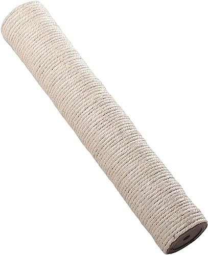Arbre à chat de rechange pour griffoir de rechange en corde de chanvre (blanc, 38 x 7 cm)