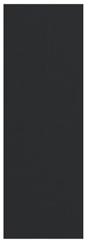 vidaXL Samtige Schwarze Fußmatte | 350 X 120 cm rutschfeste Innen/Außen Matte mit weichem Touch Maschinenwaschbar Schmutzaufnahme Modernes Design Indoor Outdoor Boden Eingang Schmutzfängende