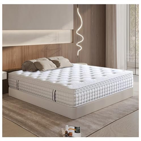 Générique Matelas futon, Matelas Hybride en Mousse à mémoire de Forme, Matelas à Ressorts mi-Ferme et Confortable, 135 x 200 cm, Doux et offrant Un Bon Maintien.