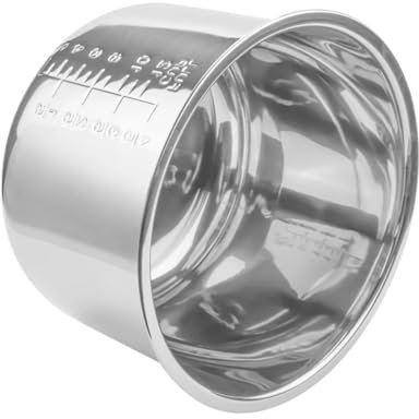 6L Replacement Inner Pot For Pressure Cooker – Stainless Steel Cooking Pot With Lid, Compatible With Electric & Stovetop Models, Non-Stick & Easy To Clean
