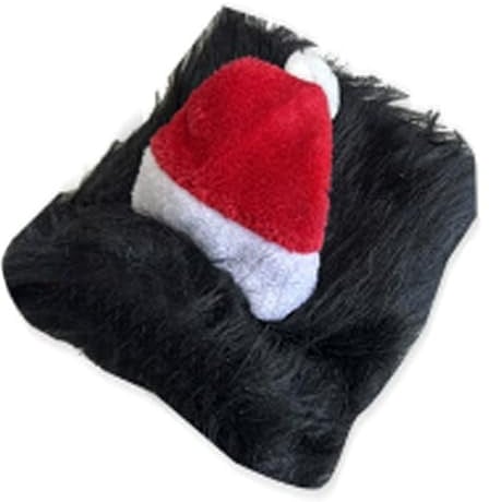 VlHpnpe Hunde-Weihnachtskostüm, Löwen-Perücken und Weihnachtsmann-Mütze für Feiertage, Partys, Haustier-Kostüm, Weihnachtsfeier