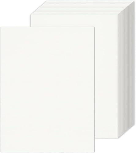 100 st A4-kartongark vit 250 g/m² pysselkartong för kort | 250 g/m² tonkartong A4 Gvit, perfekt för rena snitt, perfekt för gör-det-själv gratulationskort och scrapbook-bakgrunder