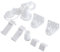 Yosoo 17mm Rollo Beschläge Roller Schirm Befestigung Kupplung Ersatz Reparatur Kit Perlenkette Roller Blind Vorhang Befestigungsklammern Set Fensterbehandlungen (2 Stück)