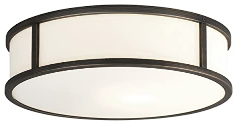 Astro Mashiko Round 300 Bathroom Ceiling Light - IP44 Rated - (Bronze), E27/ES Lamp, Designed in Britain - 1121043-3 Years Guarantee