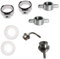 Gastrobedarf Westerbarkey Co² / Kohlensäure Tüllenset 4mm 8 Teilig mit Überwurf 3/4
