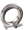 3''Inch Auspuffklammer 76MM Edelstahl Hülse V-Band Auspuff Turbo Wastegate Flansch Kit Universa