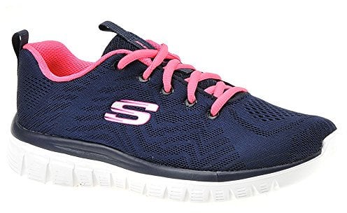 Skechers Graceful-Get Connected, Chaussures pour femme, bleu marine, 36 EU