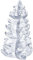 Swarovski 5464871 Tannenbaum Kristallfigur, Kristall, weiß, 13