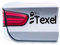 WB wohn trends Auto-Aufkleber, Texel mit Leuchtturm, rot, 15cm breit, Farbe und Größe wählbar, KFZ-Sticker LKW Spruch