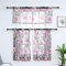 Dreamskull Gardine Gardinen Kurzstores Scheibengardine Schiebegardine Bistrogardine Blumen Transparent Klein Kurz Küche Wohnzimmer Kinderzimmer Landhaus Kleiner Prinz 3er Set Modern