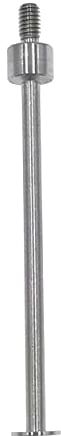 SUXING Messeinsätze für Messuhren, Durchmesser 5 mm,Dicke 0.4mm, Länge 40 mm, Gewinde M2.5, plan