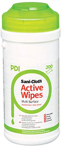 PDI Sani-Cloth Active Alcohol Free Wipes - 6 Packs (200 Wipes/Pack)