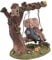Angoily Romantic Couple Figurines in Loving Together Couple Sculpture Loving Elderly Miniature Statue for Grandparents Parents Anniversary Wedding Assorted Color