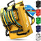 Valkental - Sacoche de Vélo 3en1 - Adaptée comme Sacoche de Porte-Bagages, Sac à Dos et Sacoche à Bandoulière - Imperméable & Réfléchissante - Jaune