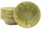 TAPARI Sturdy Eco-Friendly Disposable Leaf Bowls - 100% Compostable and Biodegradable - Pack of 20 Ø 4 inch / 10cm - 3 Fl Oz - Bowls for Parties - Ethically Produced