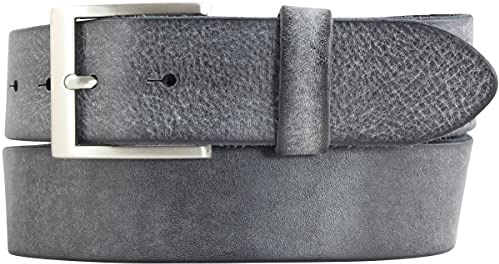 BELTINGER Herren-Gürtel aus weichem Vollrindleder Vintage-Look 4 cm | Jeans-Gürtel für Herren 40mm | Ledergürtel Used-Look