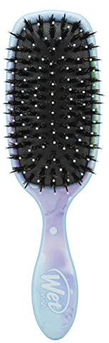 WetBrush Shine Enhancer Brush with Soft Intelliflex and Natural Boar Bristles to Help Distribute Hairs Natural Oils without Breaking Hair, Color Wash Splatter