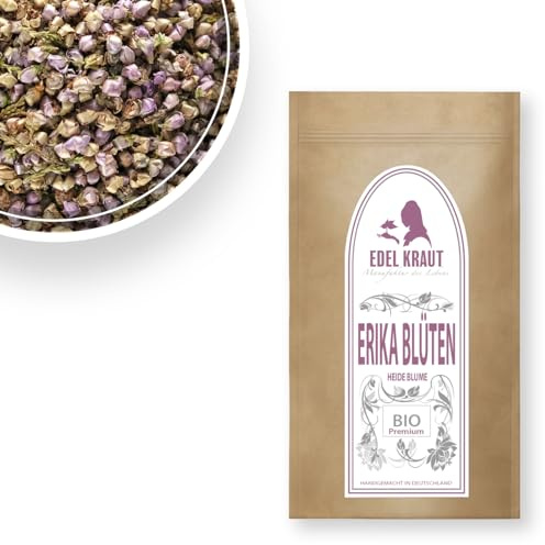 EDEL KRAUT I BIO Erikablüten Heideblüten 500g Tüte - Premium Qualität aus deutscher Manufaktur - frei von Zusatzstoffen - 100% Naturrein