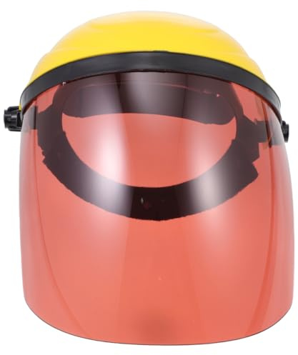 GALPADA Leichter Schweißerschutz Gesichtsschutzschild Mitpc und Pvc Material Langlebiger Schutz vor Eisenspänen für Bau und Schweißarbeiten