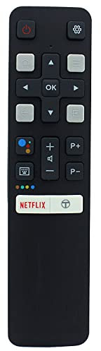 RC802V FUR6 Télécommande infrarouge de rechange pour TV TCL XRC802V 32S6800 32S6800S 32S6510S 32S615 32S60A 32S65A 40S6800FS 40S6510FS 40S6800 40S6800