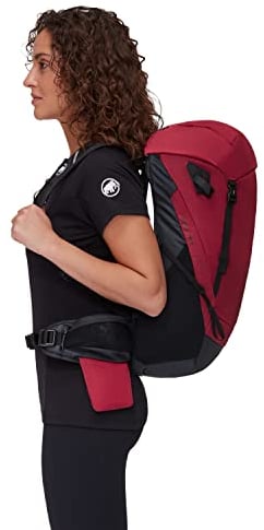 Mammut Damen Ducan 24 Rucksack, Rot (Blut Red/Black), Largo