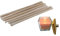 WOWOCON® 6x Baumwoll Docht ca. Ø3mm Länge ca. 8cm Made in Germany Dauerdocht für Indoor Kerzen Tischfeuer Wachsfresser Kerzenfresser Schmelzlicht zum Wachs Kerzenreste schmelzen